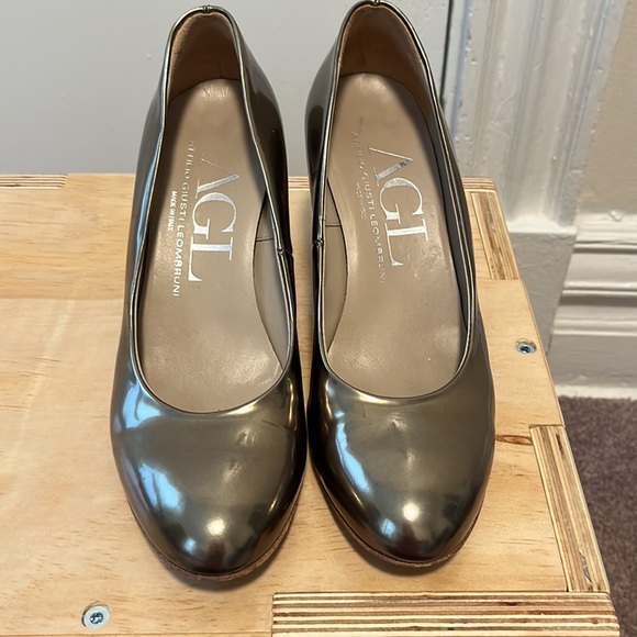 AGL Bronze Metallic pumps size 39. - Picture 2 of 6
